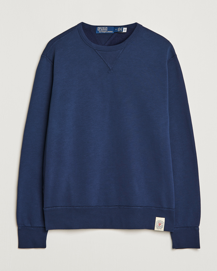 Homme | Pulls Et Tricots | Polo Ralph Lauren | Vintage Fleece Crew Neck Sweatshirt Cruise Navy