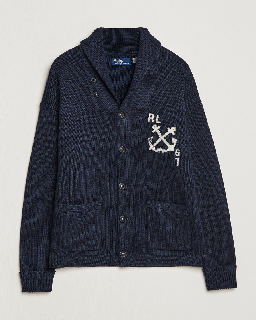 Homme | Pulls Et Tricots | Polo Ralph Lauren | RL Knitted Cardigan Navy