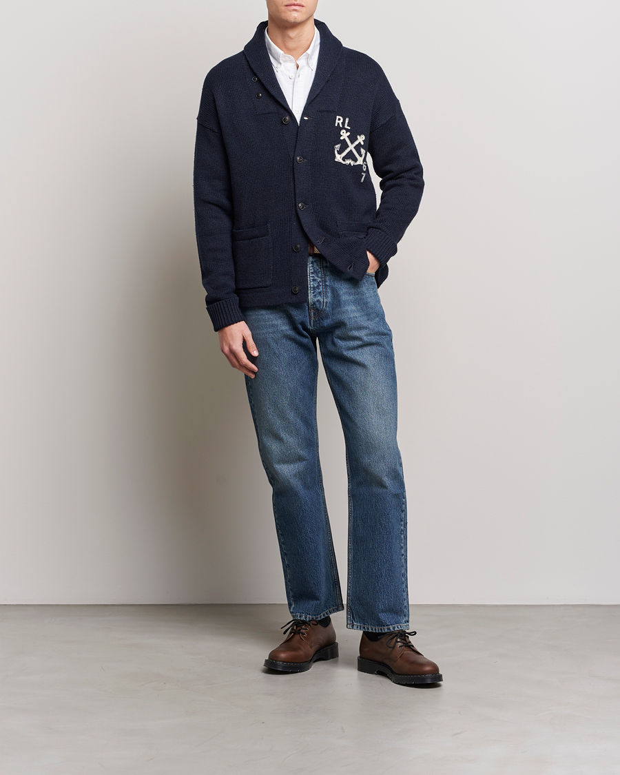 Homme | Pulls Et Tricots | Polo Ralph Lauren | RL Knitted Cardigan Navy