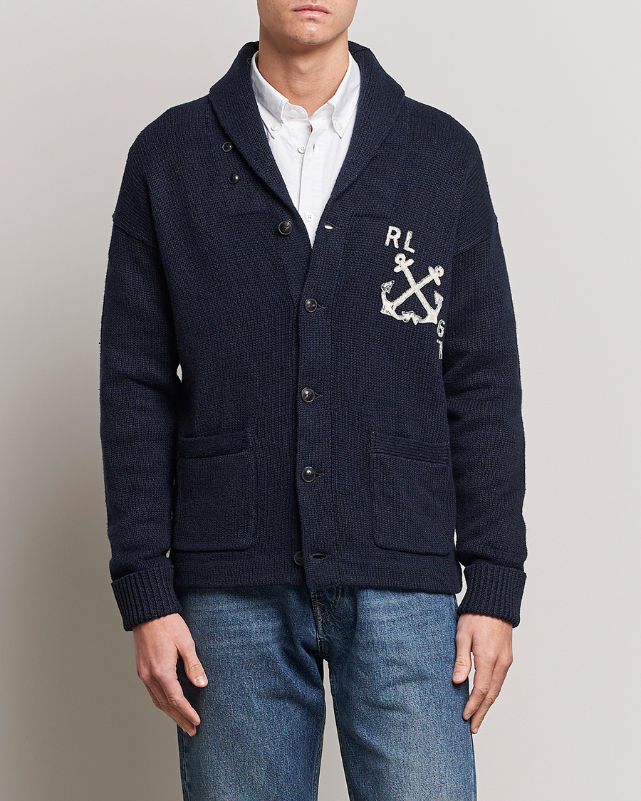 Homme | Pulls Et Tricots | Polo Ralph Lauren | RL Knitted Cardigan Navy