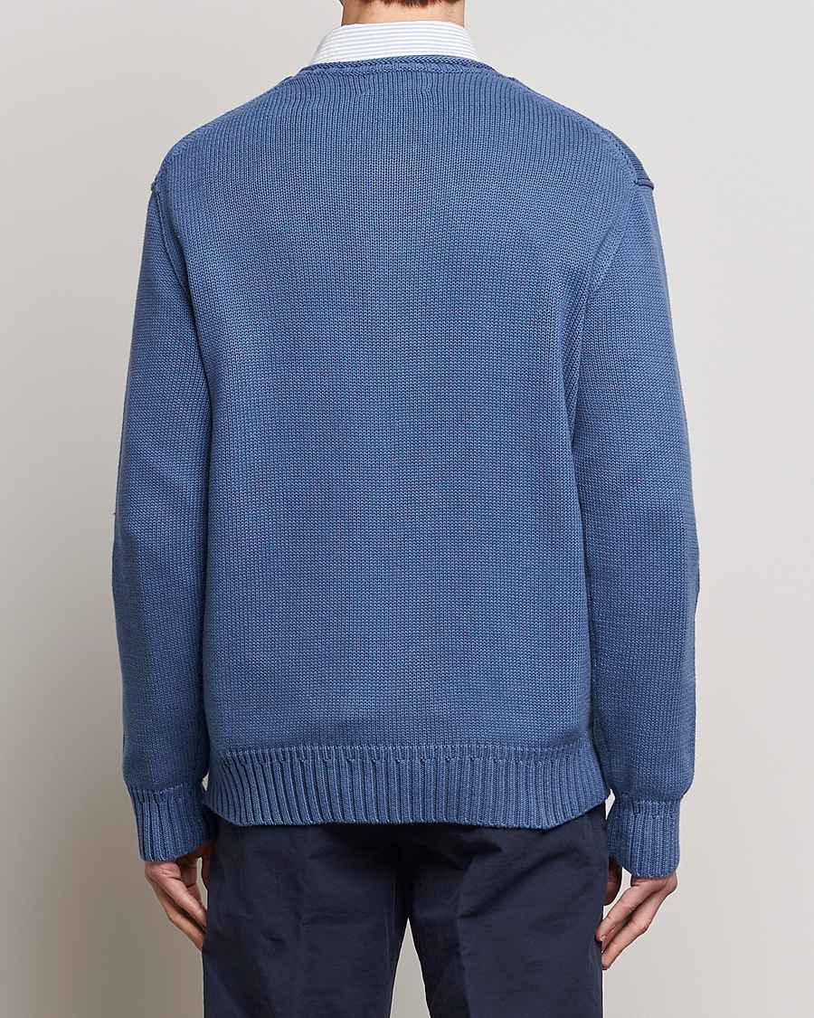 Homme | Pulls Et Tricots | Polo Ralph Lauren | Cotton Knitted Bear Sweater Blue Haven