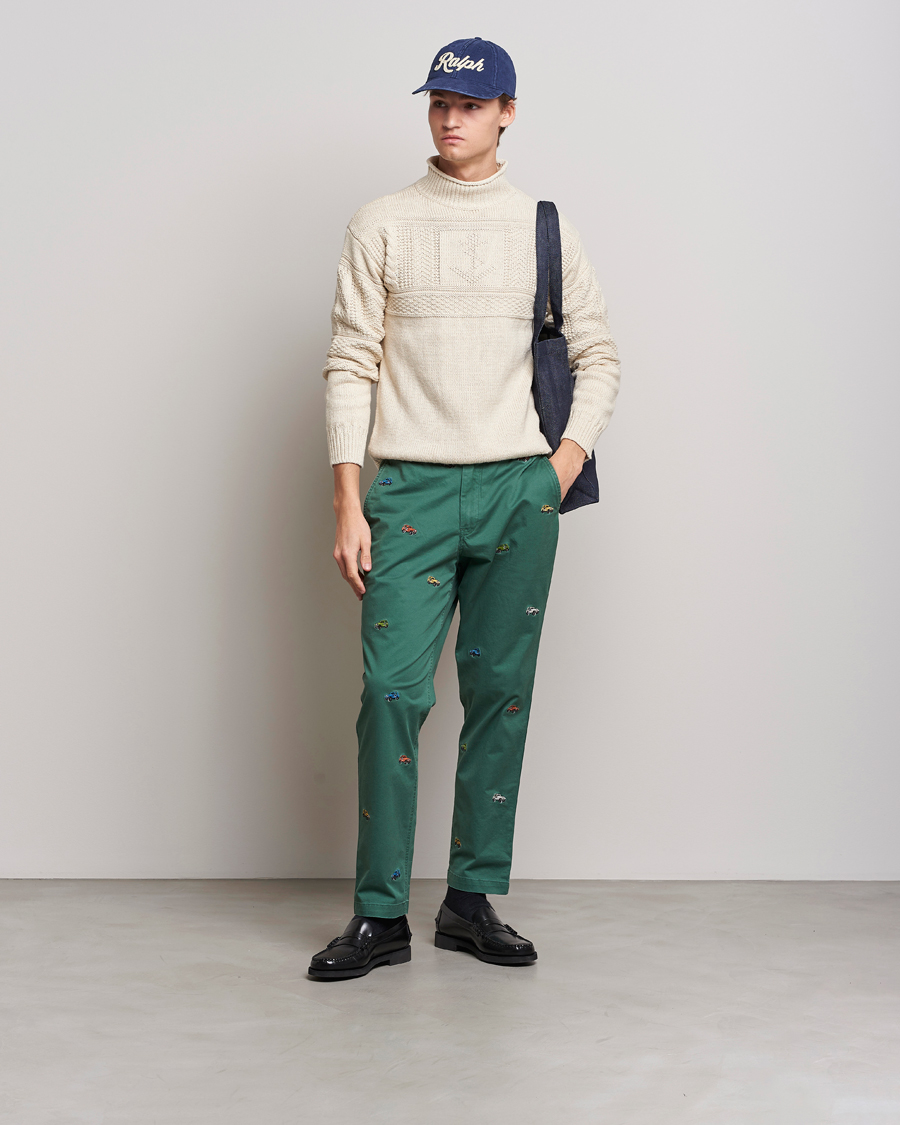 Homme | Pantalons | Polo Ralph Lauren | Prepster Twill Printed Jeeps Pants Washed Forest