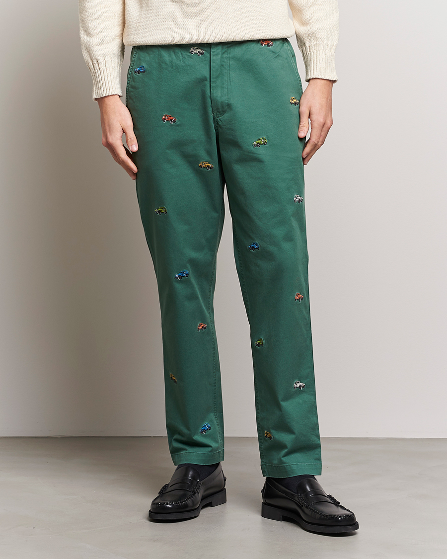 Homme | Pantalons | Polo Ralph Lauren | Prepster Twill Printed Jeeps Pants Washed Forest