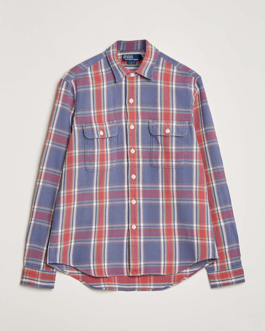 Homme | Chemises | Polo Ralph Lauren | Classic Fit Checked Shirt Blue/Red