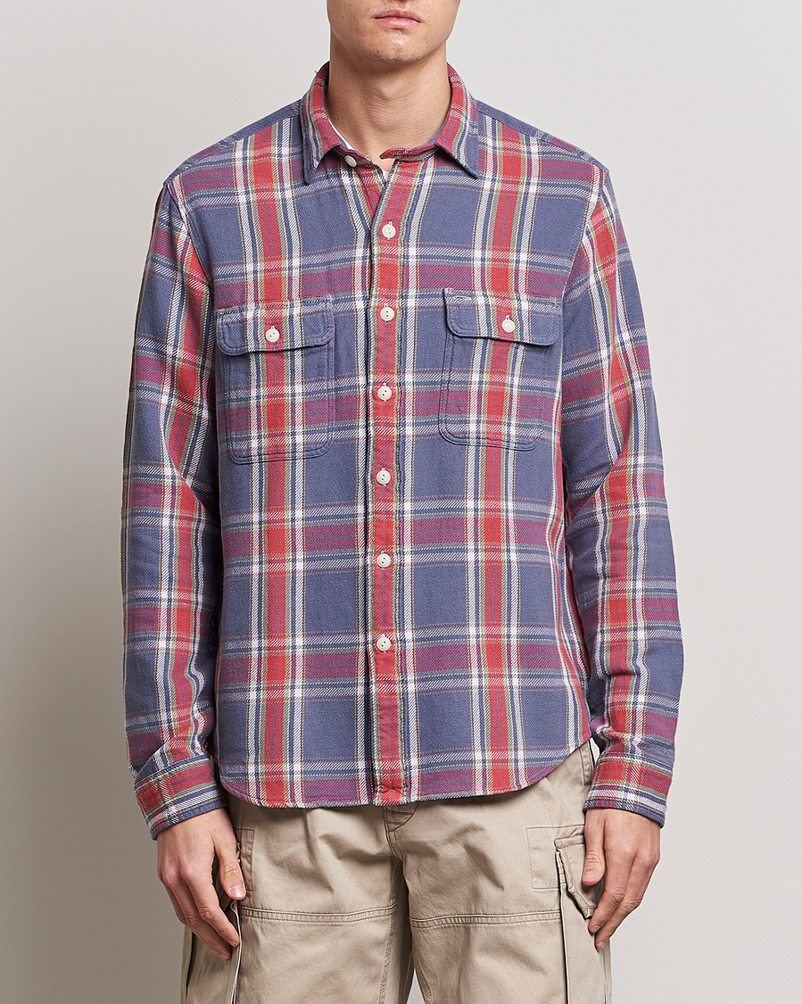 Homme | Chemises | Polo Ralph Lauren | Classic Fit Checked Shirt Blue/Red