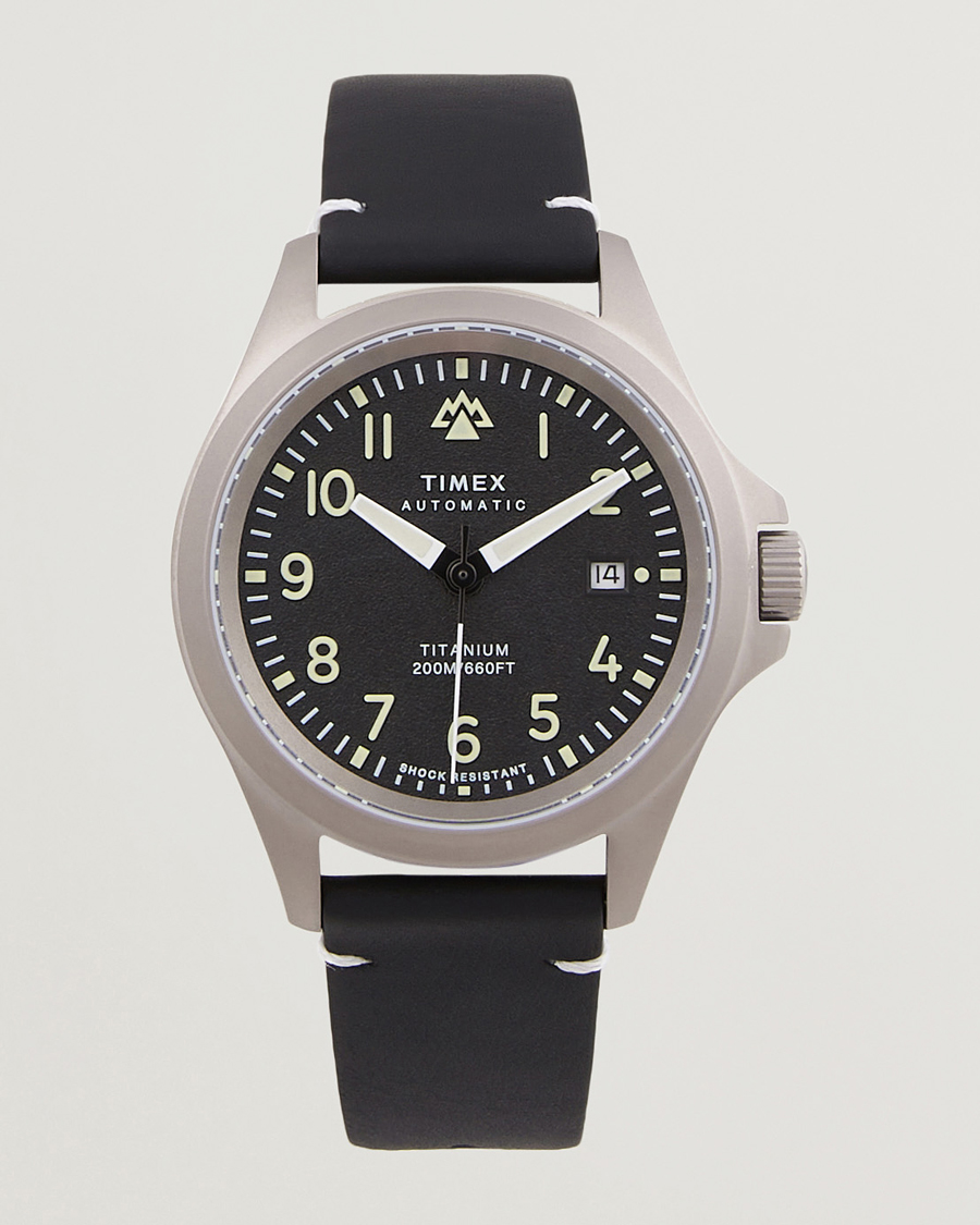 Homme | Timex Expedition North Automatic Titanium 41mm Black Dial | Timex | Expedition North Automatic Titanium 41mm Black Dial