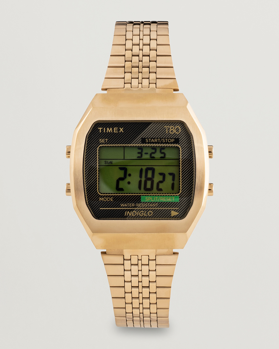 Homme | Timex T80 Stainless Steel 36mm Gold | Timex | T80 Stainless Steel 36mm Gold