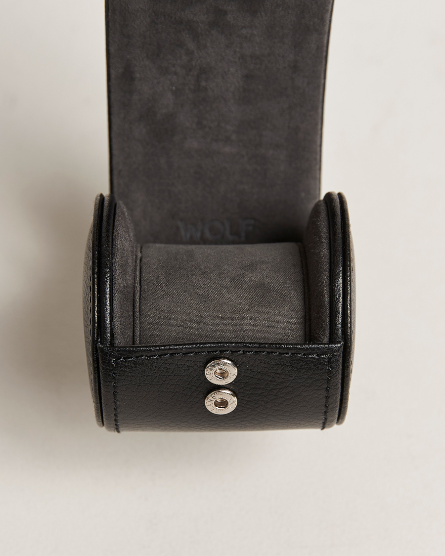 Homme | Boîtes montres et bijoux | WOLF | Single Watch Roll Black