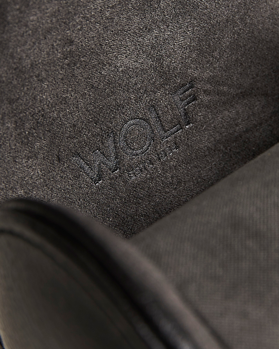 Homme | Boîtes montres et bijoux | WOLF | Single Watch Roll Black