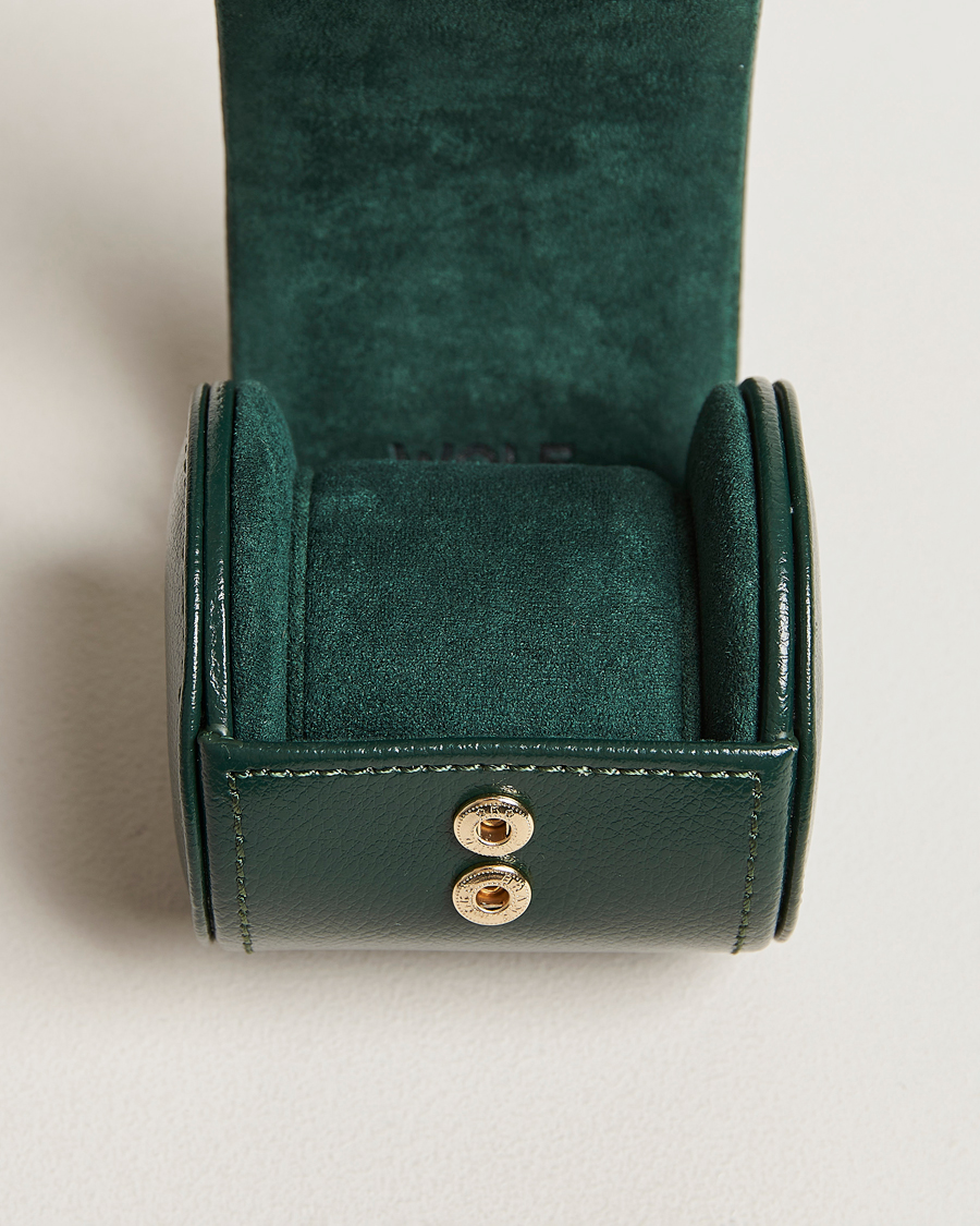 Homme | Boîtes montres et bijoux | WOLF | Single Watch Roll British Racing Green