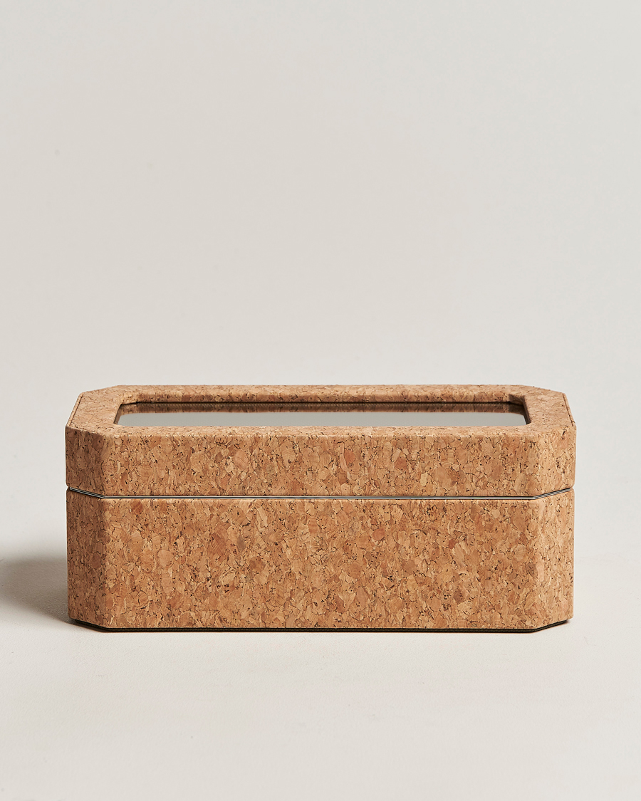Homme | Boîtes montres et bijoux | WOLF | Cortica 4 Piece Watch Box Cork