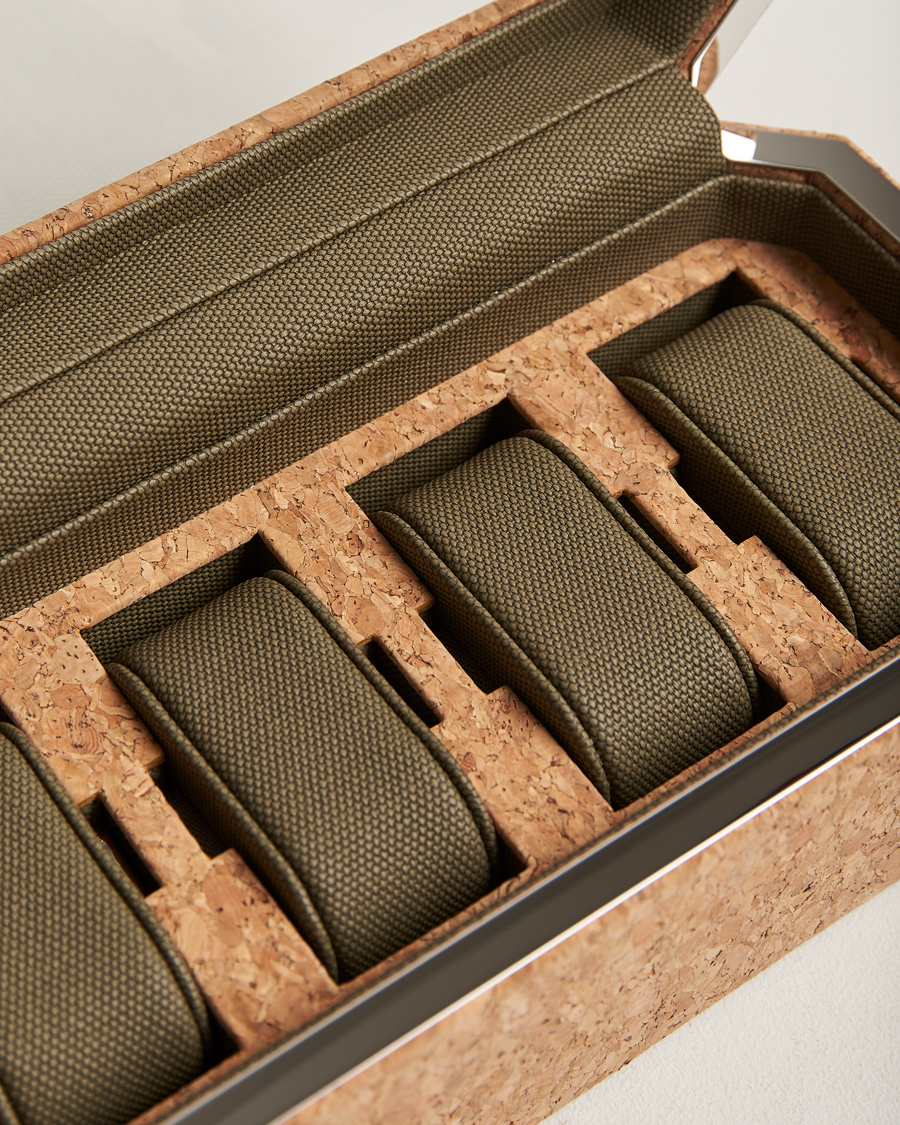 Homme | Boîtes montres et bijoux | WOLF | Cortica 4 Piece Watch Box Cork