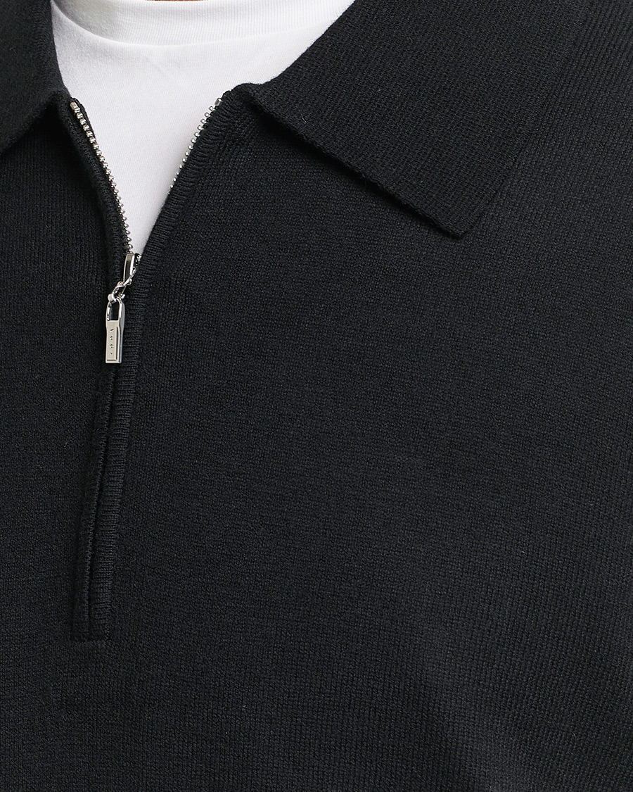 Homme | Pulls Et Tricots | Tiger of Sweden | Orbit Half Zip Merino Black