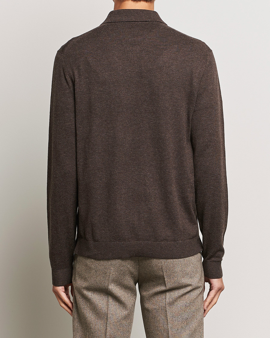 Homme | Pulls Et Tricots | Tiger of Sweden | Orbit Half Zip Merino Coffee