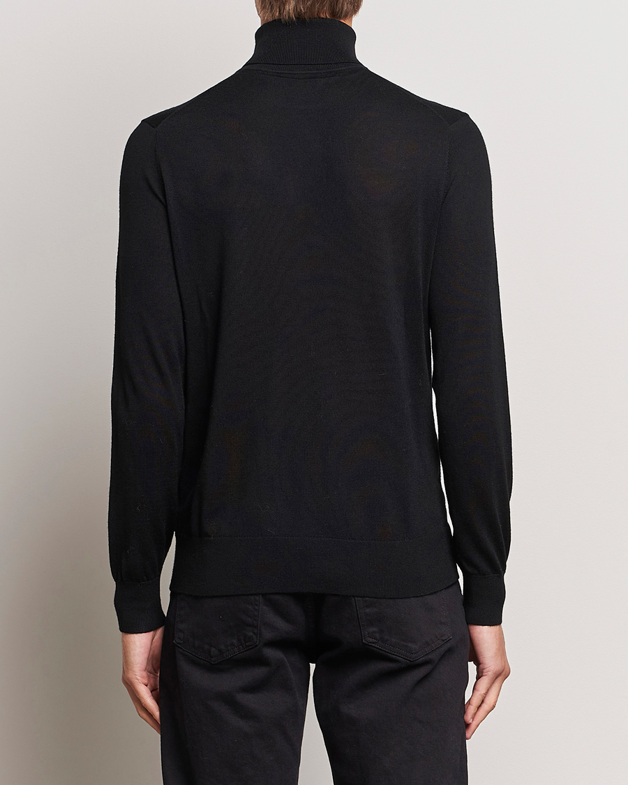 Homme | Pulls Et Tricots | Tiger of Sweden | Nevile Extra Fine Merino Polo Black