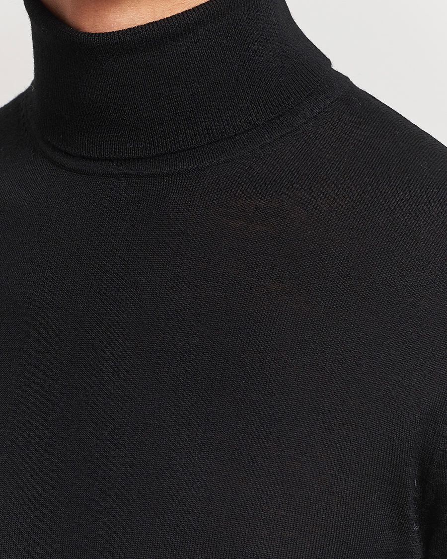 Homme | Pulls Et Tricots | Tiger of Sweden | Nevile Extra Fine Merino Polo Black