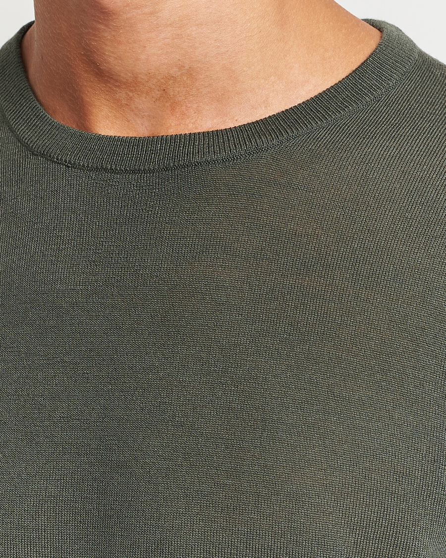 Homme | Pulls Et Tricots | Tiger of Sweden | Nichols Crew Neck Pullover Forest Green