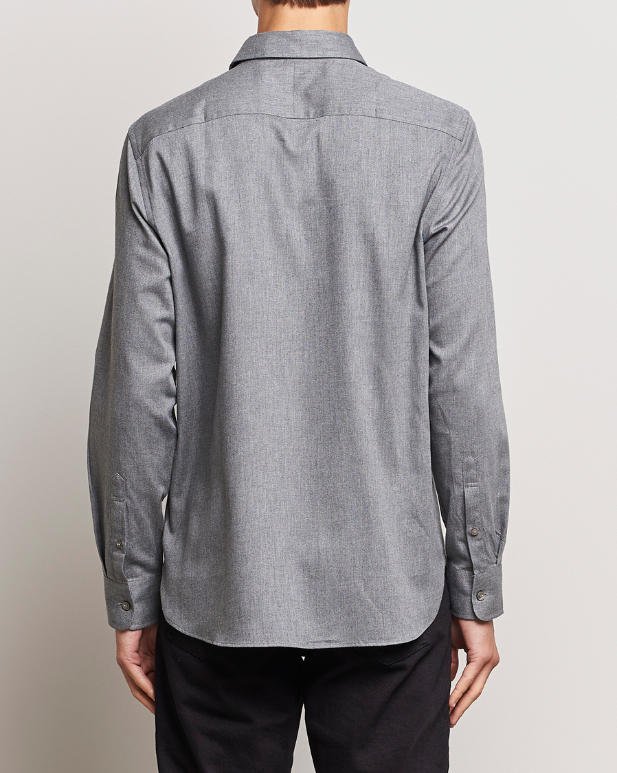 Homme | Chemises | Tiger of Sweden | Benjamin Flannel Shirt  Grey Melange