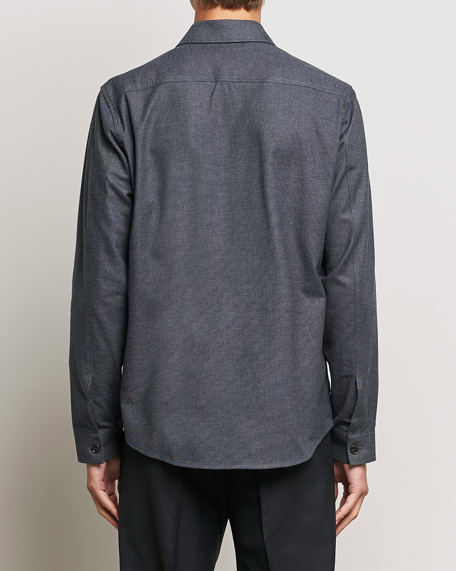 Homme | Chemises | Tiger of Sweden | Arnou Cotton Pocket Shirt Grey