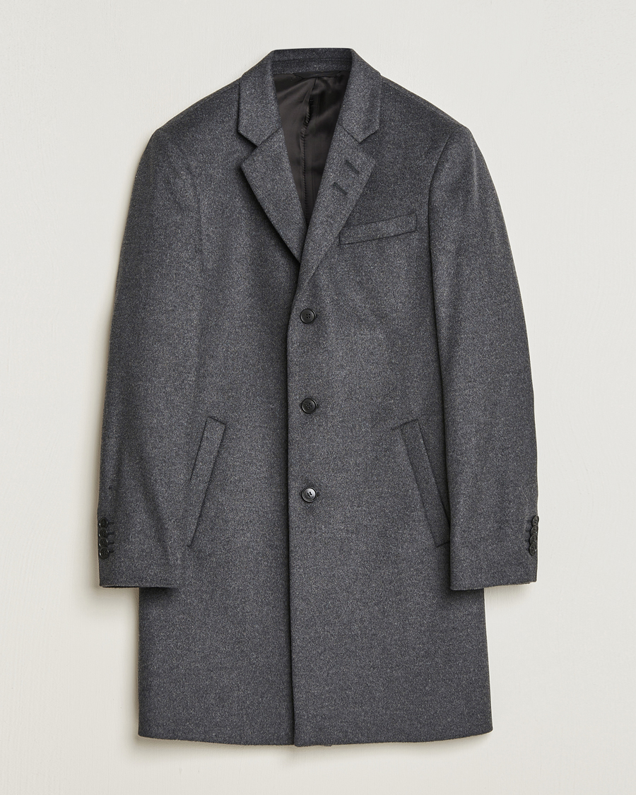 Homme | Manteaux Et Vestes | Tiger of Sweden | Cempsey Wool Coat Grey Melange