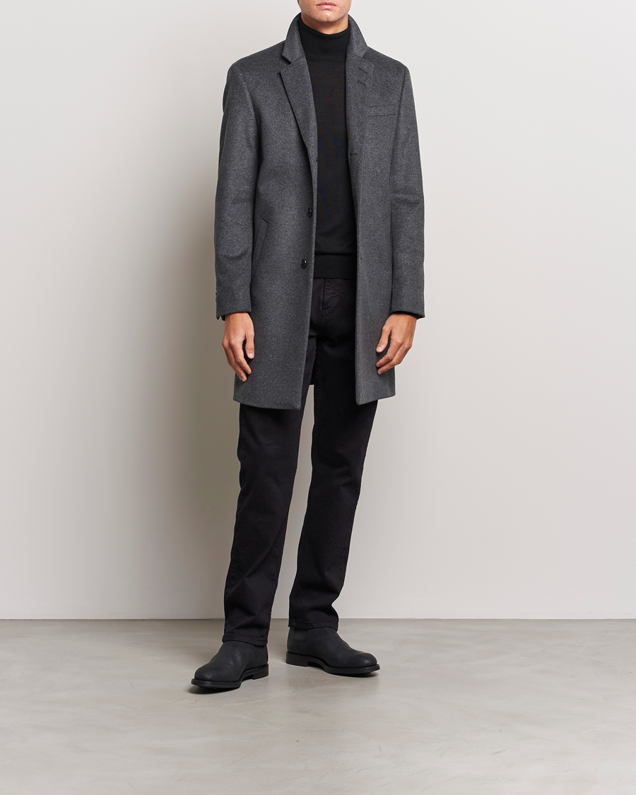Homme | Manteaux Et Vestes | Tiger of Sweden | Cempsey Wool Coat Grey Melange