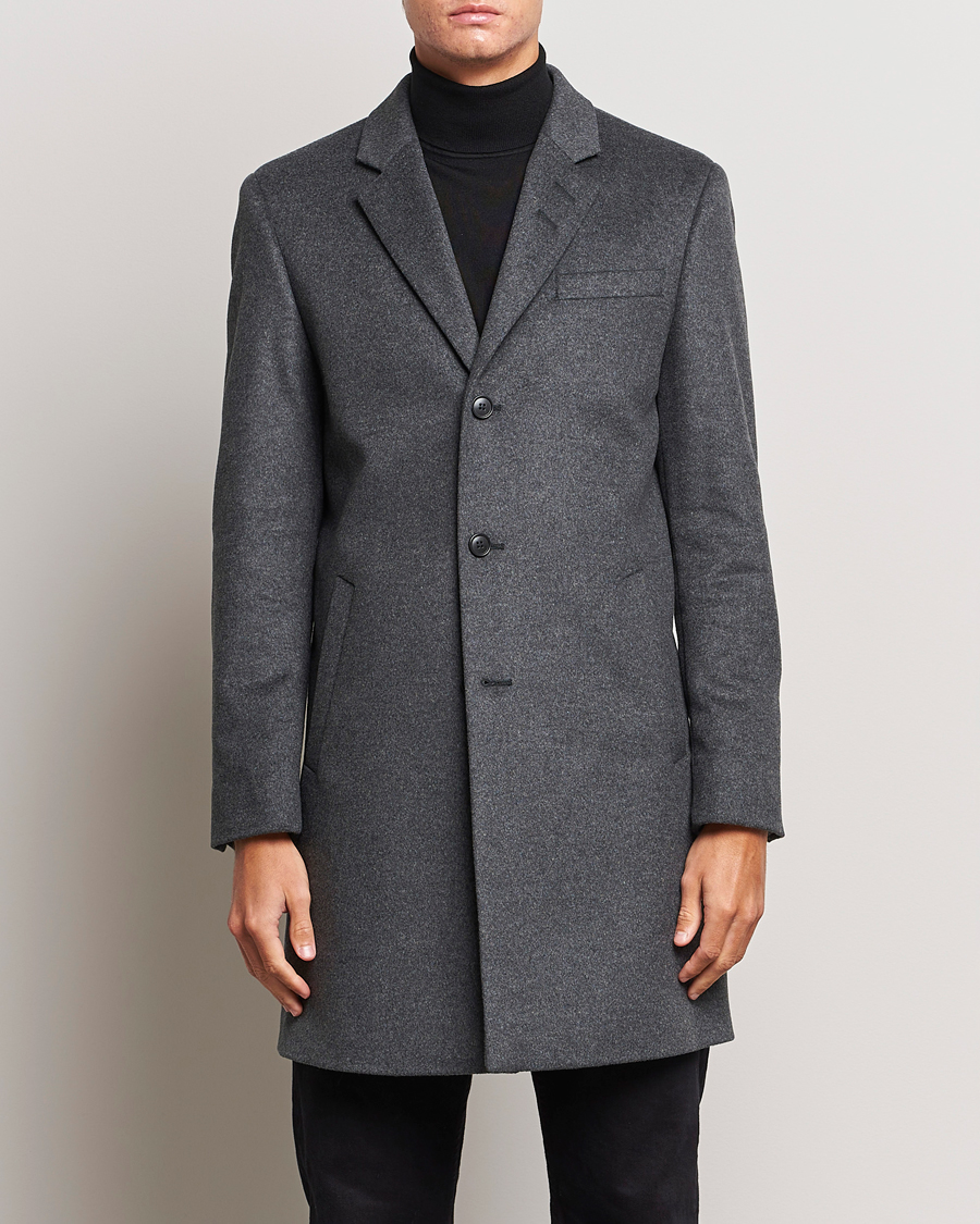 Homme | Manteaux Et Vestes | Tiger of Sweden | Cempsey Wool Coat Grey Melange