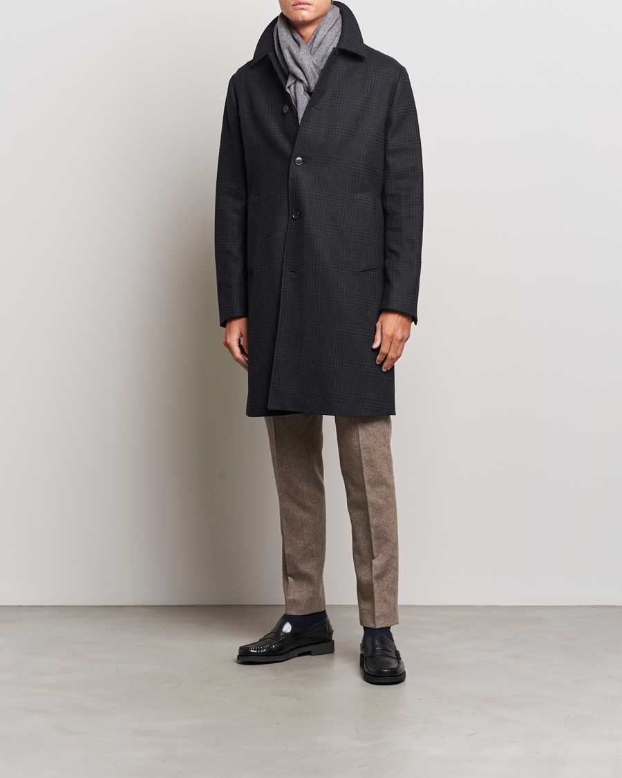 Homme | Manteaux Et Vestes | Tiger of Sweden | Eliias Checked Coat Black
