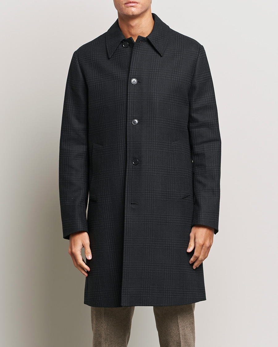 Homme | Manteaux Et Vestes | Tiger of Sweden | Eliias Checked Coat Black
