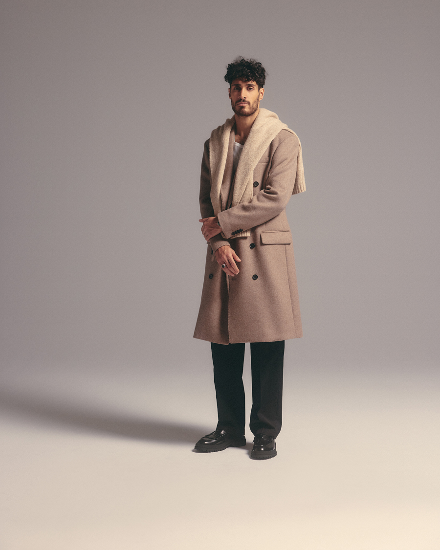 Homme | Manteaux Et Vestes | Tiger of Sweden | Chiaver Double Breasted Coat Eggshell