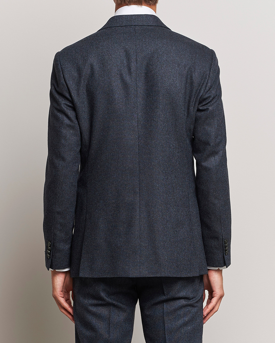 Homme | Blazers | Tiger of Sweden | Justin Brushed Wool Blazer Midnight Blue