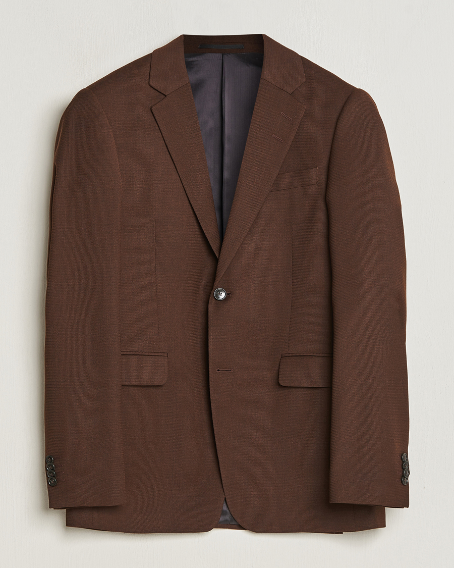 Homme | Blazers | Tiger of Sweden | Justinn Travel Structure Blazer Golden Brown