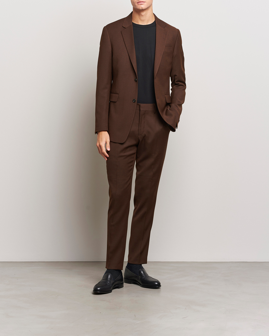Homme | Blazers | Tiger of Sweden | Justinn Travel Structure Blazer Golden Brown