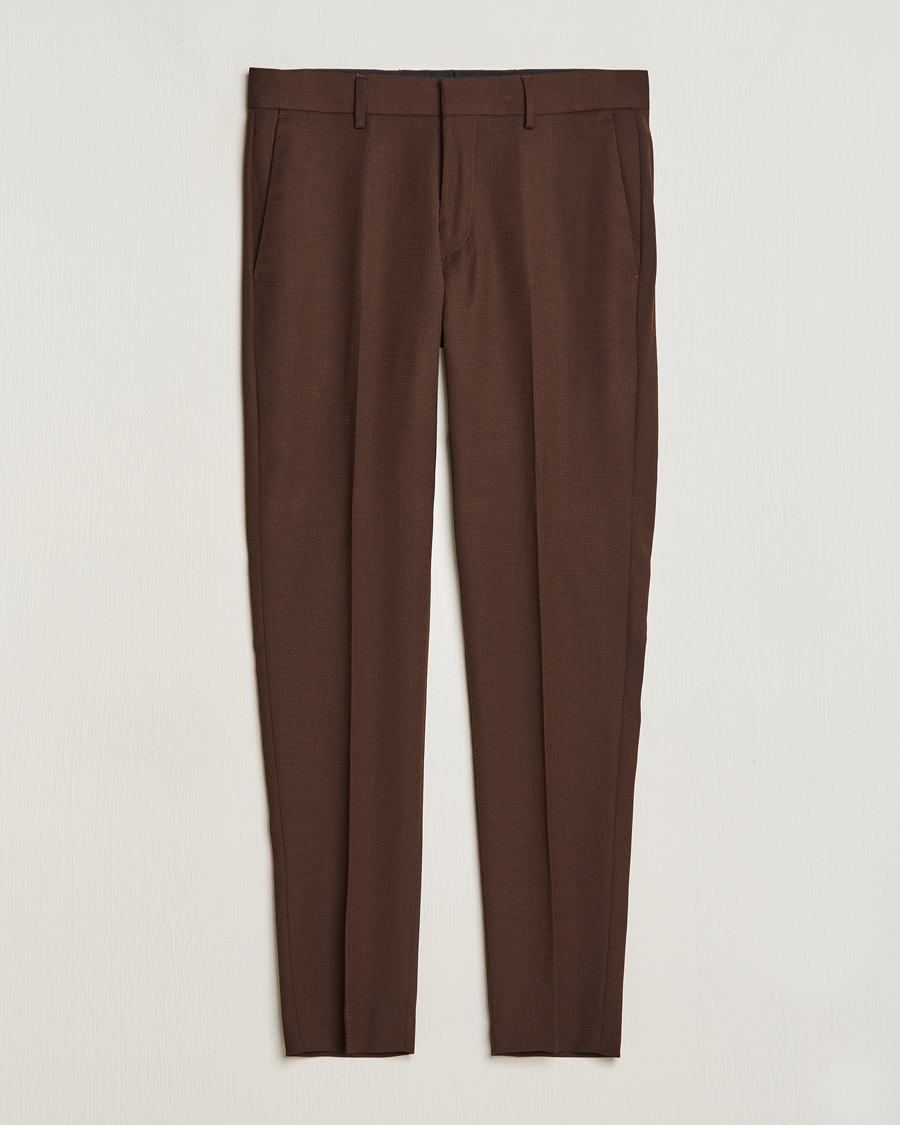 Homme | Pantalons | Tiger of Sweden | Tenutas Travel Structure Trousers Golden Brown