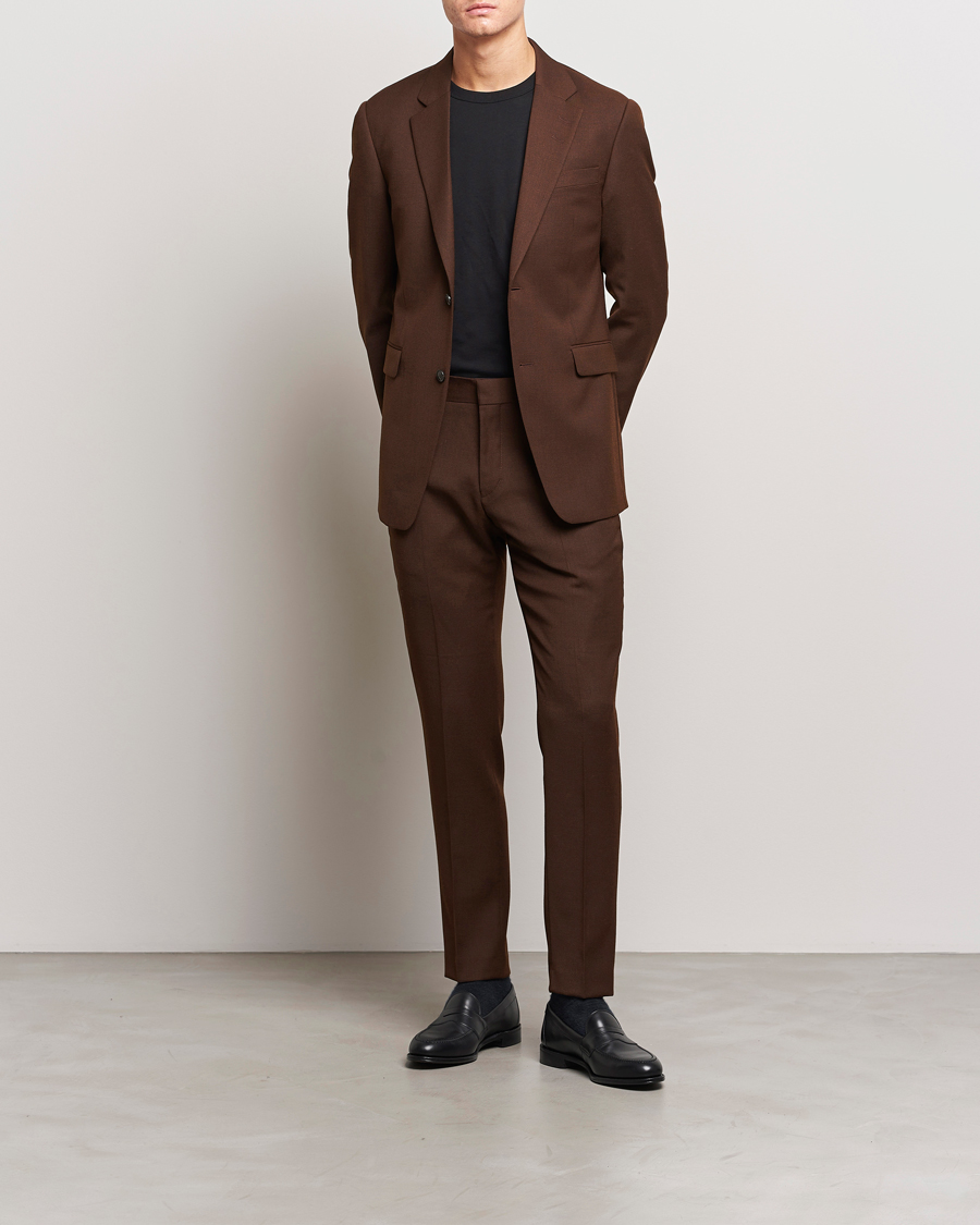 Homme | Pantalons | Tiger of Sweden | Tenutas Travel Structure Trousers Golden Brown