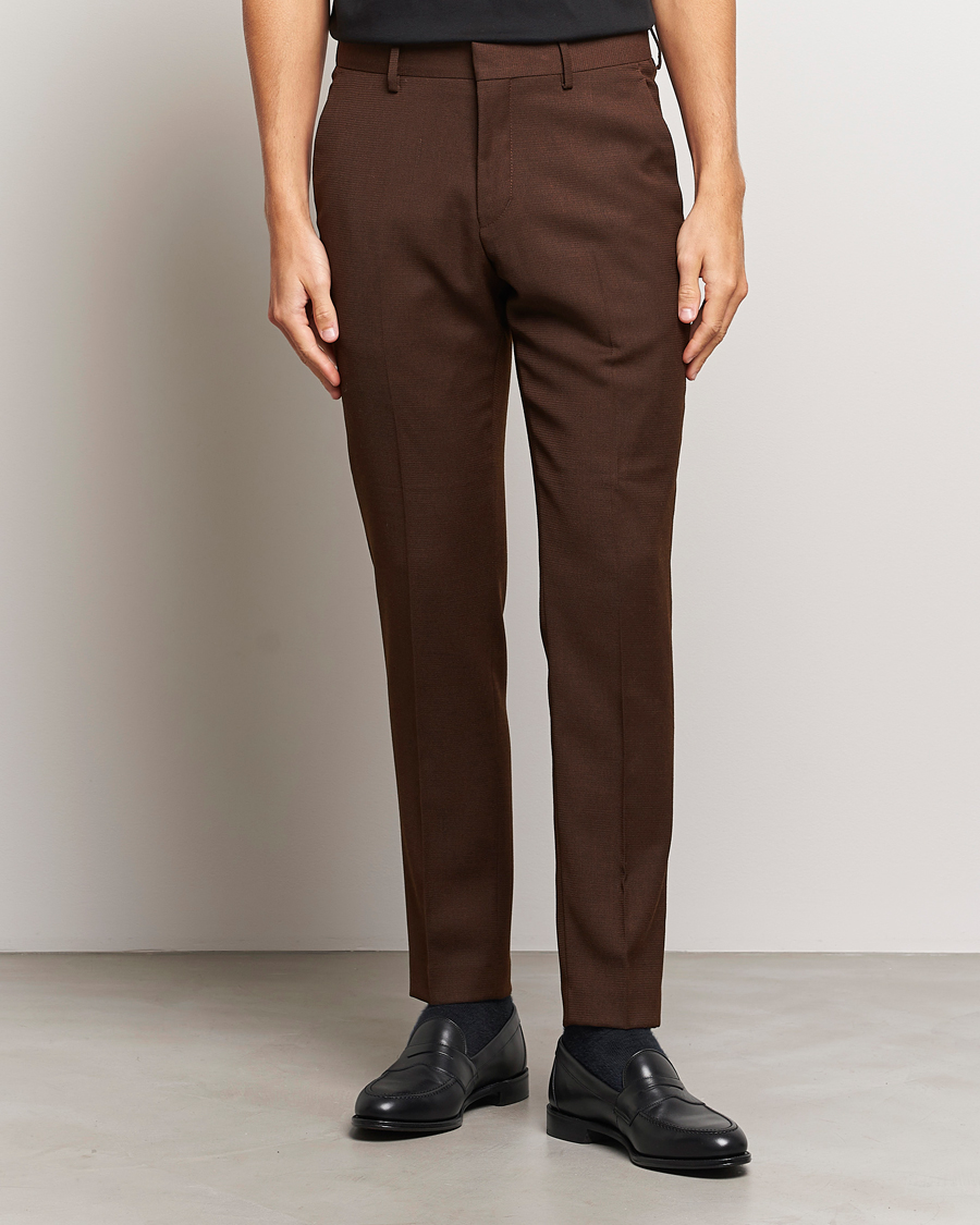 Homme | Pantalons | Tiger of Sweden | Tenutas Travel Structure Trousers Golden Brown