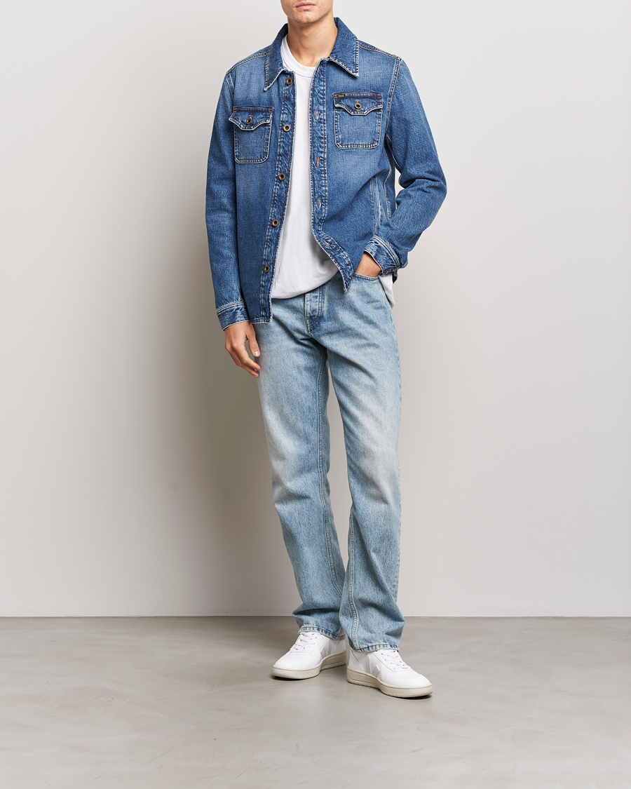 Homme | Manteaux Et Vestes | Tiger of Sweden | Get Jeans Jacket Light Blue