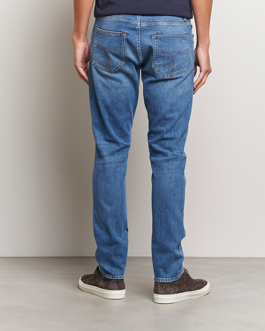 Homme | Jeans | Tiger of Sweden | Pistolero Stretch Cotton Jeans Light Blue