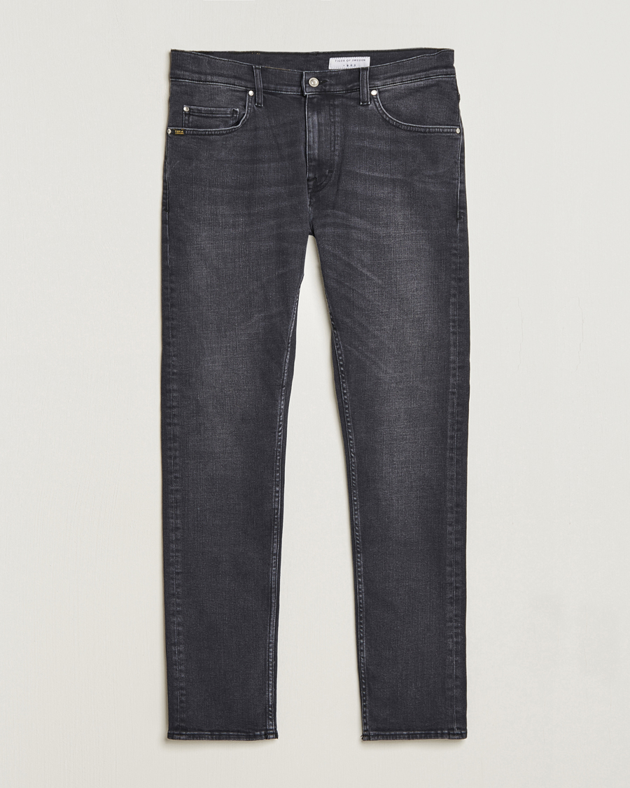 Homme | Jeans | Tiger of Sweden | Pistolero Stretch Cotton Jeans Black