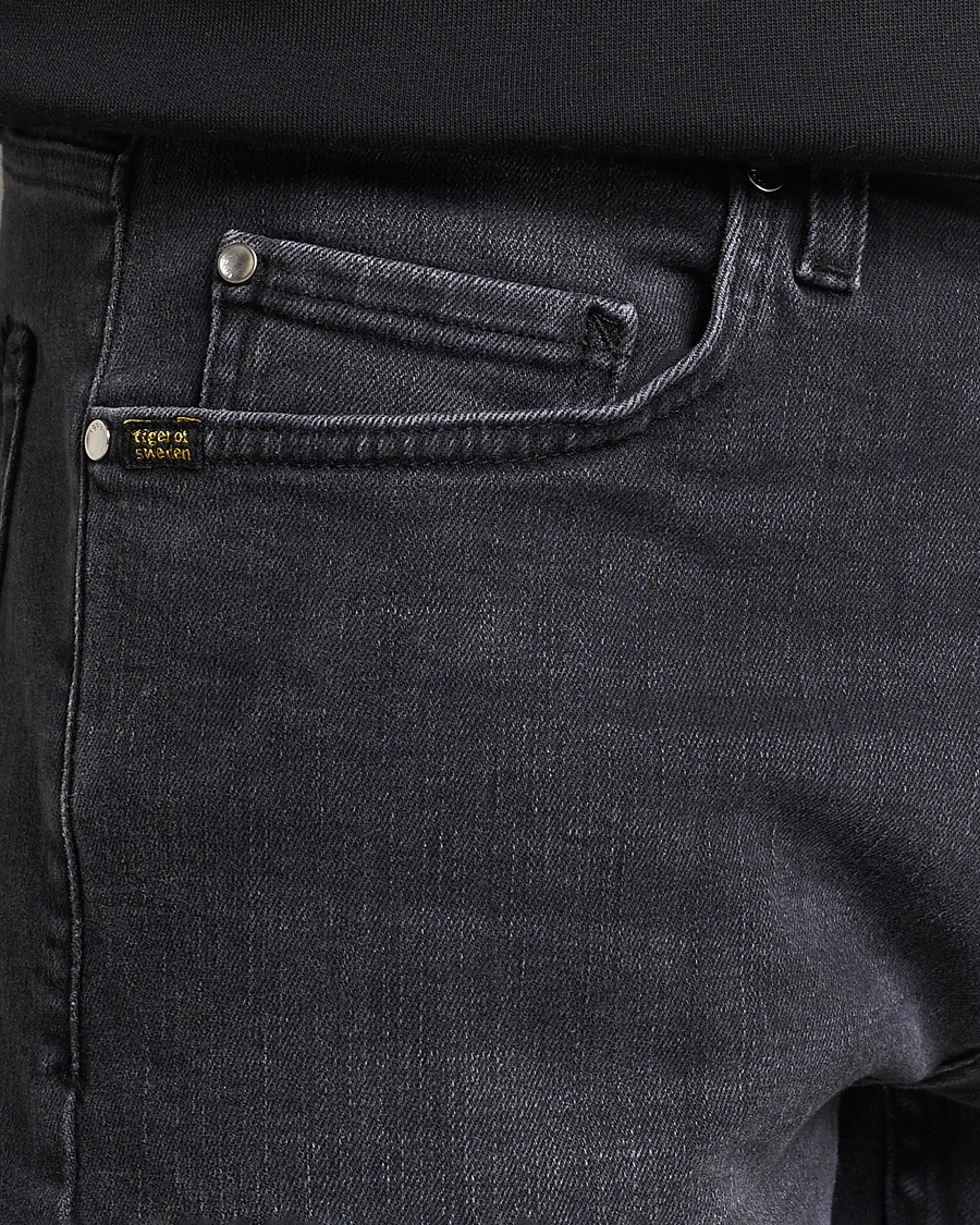 Homme | Jeans | Tiger of Sweden | Pistolero Stretch Cotton Jeans Black