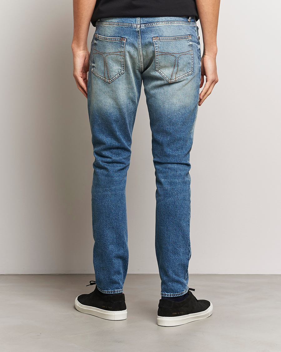 Homme | Jeans | Tiger of Sweden | Pistolero Stretch Cotton Jeans Light Blue