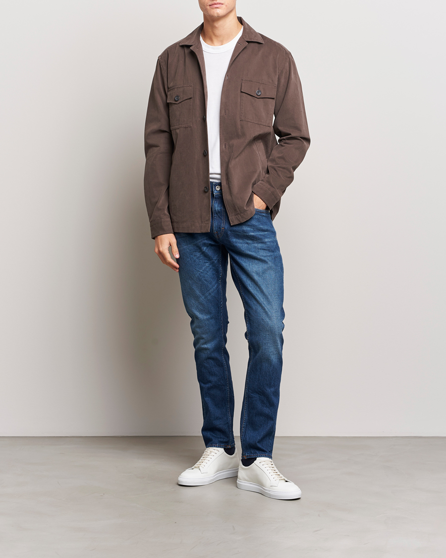 Homme | Jeans | Tiger of Sweden | Pistolero Stretch Cotton Jeans Dust Blue