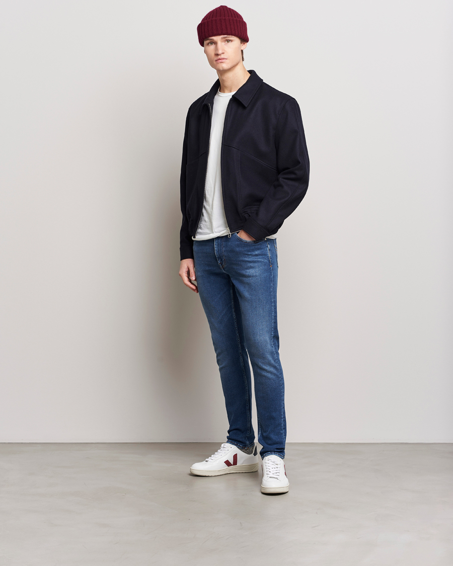 Homme | Jeans | Tiger of Sweden | Evolve Stretch Cotton Jeans Medium Blue