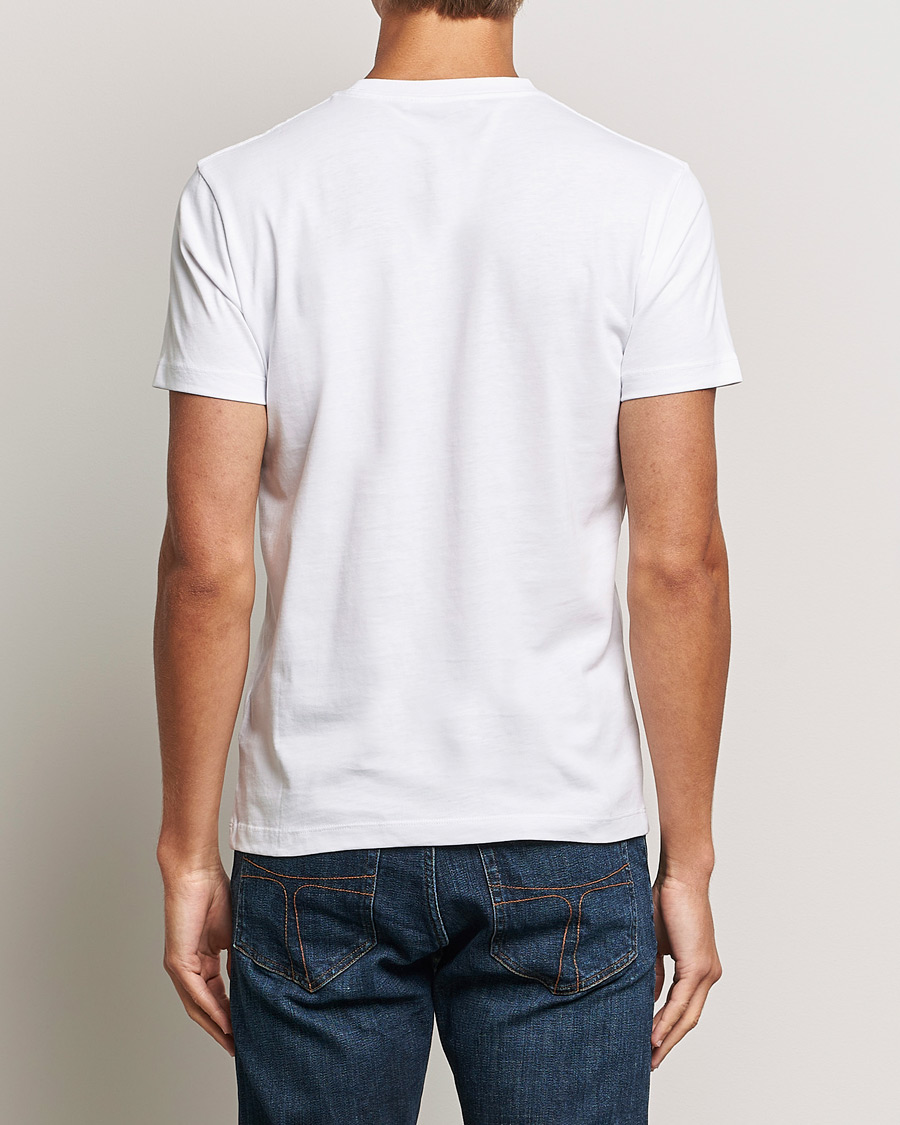 Homme | T-shirts | Tiger of Sweden | Dillan Crew Neck Logo T-Shirt Pure White