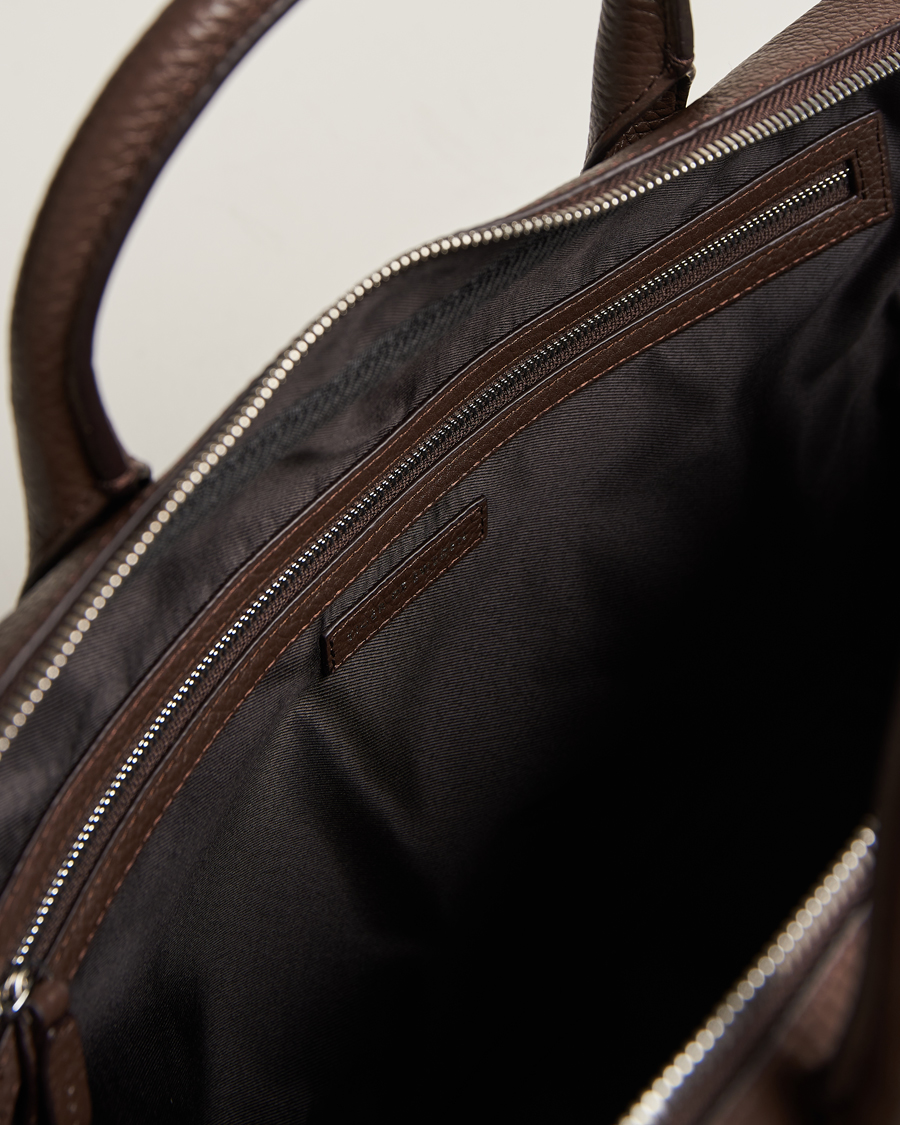 Homme | Tiger of Sweden Beckholmen Leather Briefcase Brown | Tiger of Sweden | Beckholmen Leather Briefcase Brown