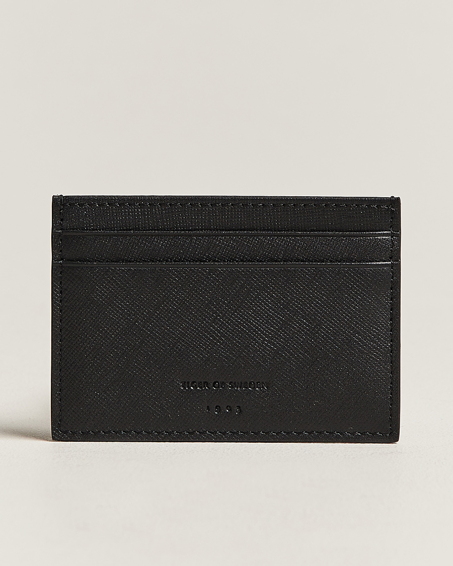 Homme | Tiger of Sweden Wharf Card Holder Black | Tiger of Sweden | Wharf Card Holder Black