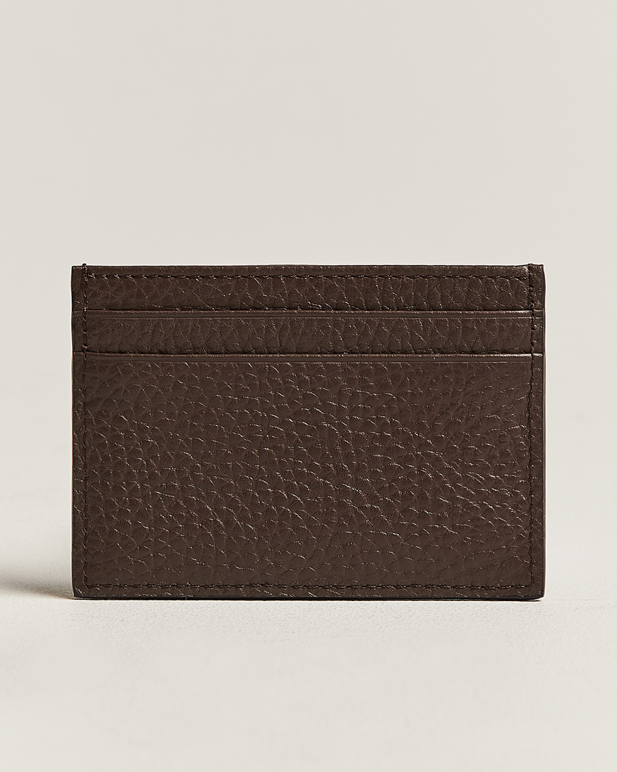 Homme |  | Tiger of Sweden | Wharf Leather Card Holder Brown