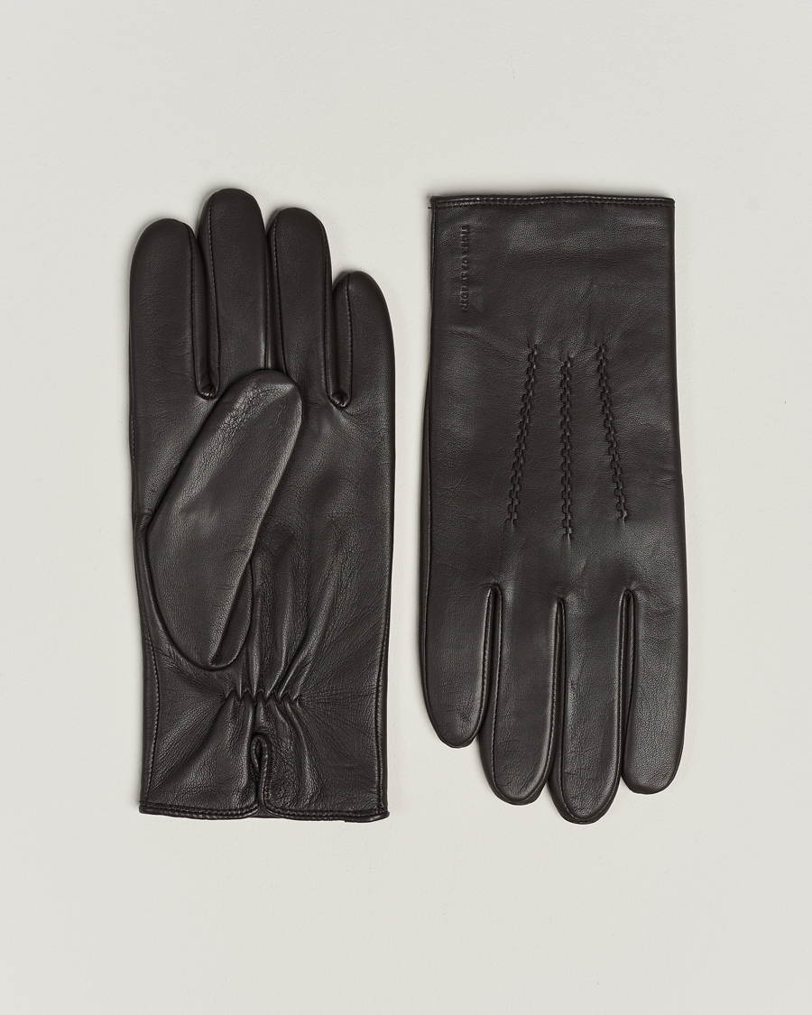 Homme | Tiger of Sweden Garvin Leather Gloves Brown | Tiger of Sweden | Garvin Leather Gloves Brown