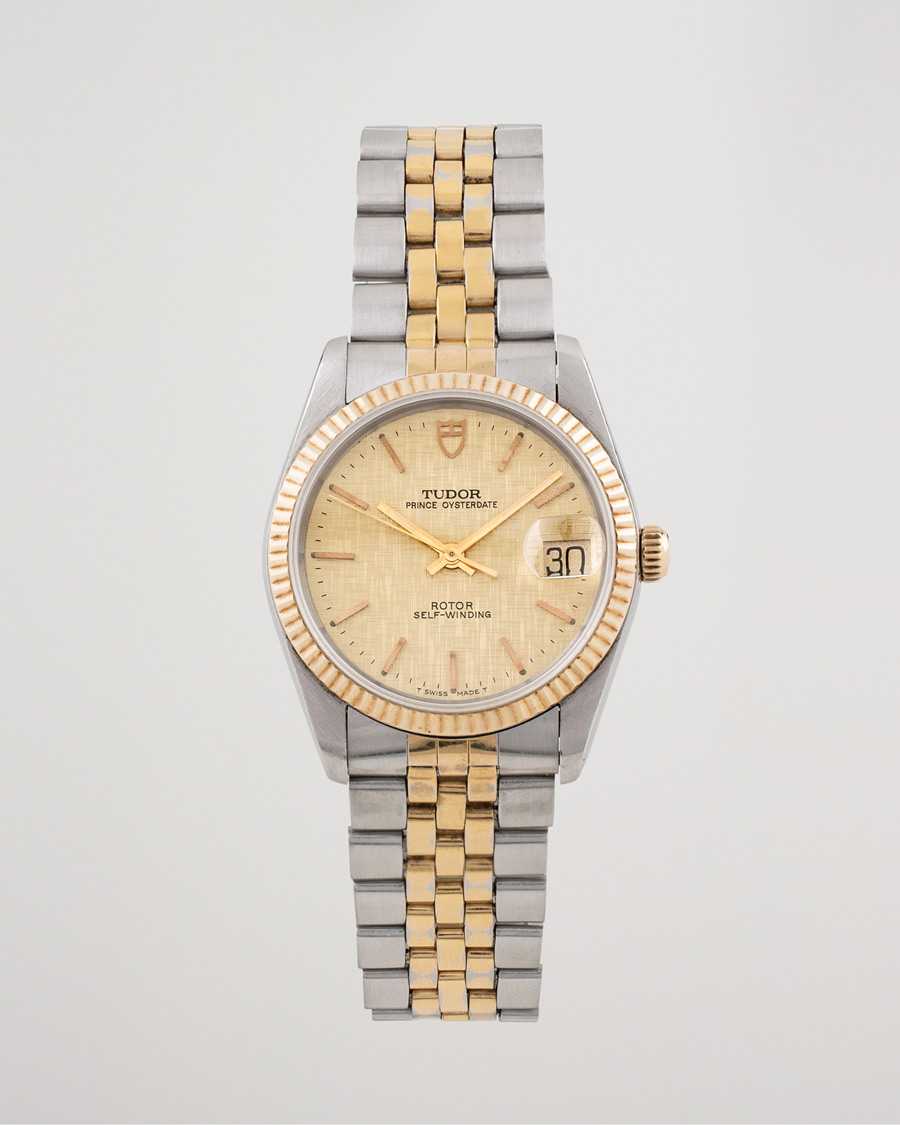 Homme | Pre-Owned & Vintage Watches | Tudor Pre-Owned | Prince Oysterdate 74033 Gold Steel Gold