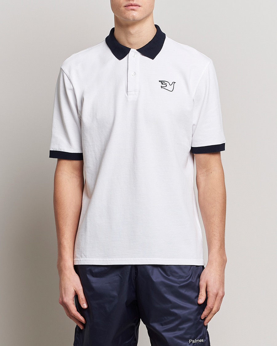 Homme | Polos | Palmes | Arthur Short Sleeve Polo White