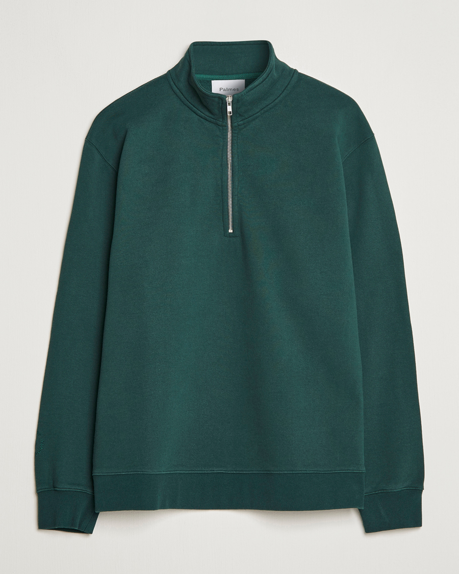Homme | Pulls Et Tricots | Palmes | Jojo Zip Sweater Dark Green